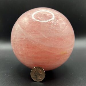 XXL Rose Quartz Crystal Sphere